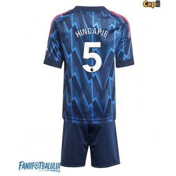 Arsenal Piero Hincapie #5 Echipament de Fotbal Replică 2025-26 Copii Deplasare (+ Șorturi)